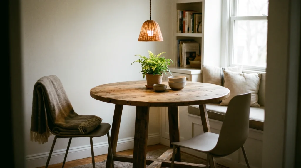 Round Dining Table for Better Flow