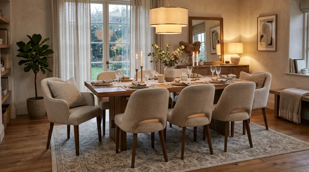 Upholstered Dining Chairs That Add Softness