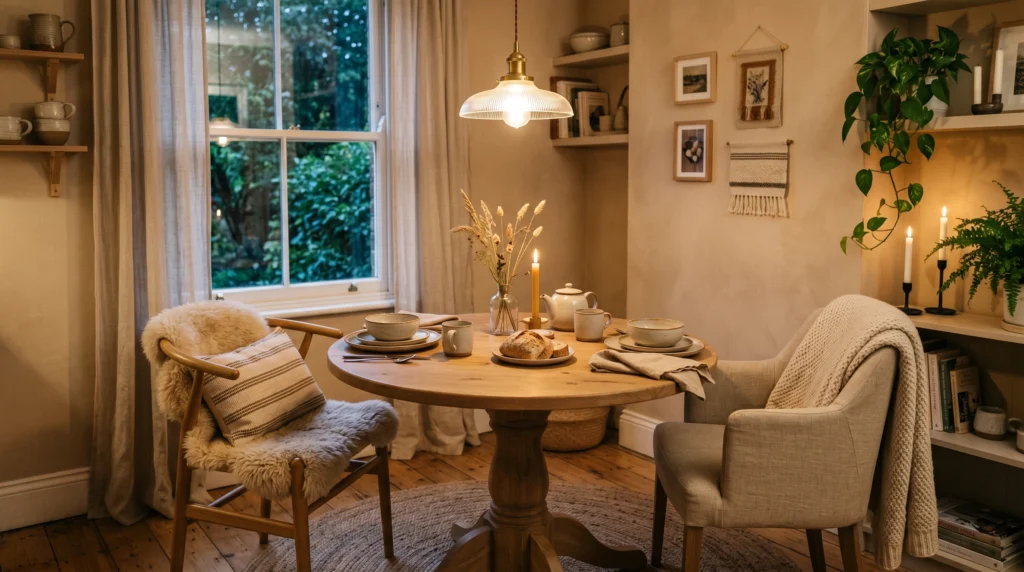 Pedestal Base Table for More Legroom