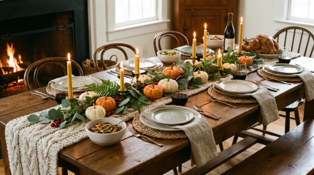 A Low Centerpiece That Doesn’t Block Conversation