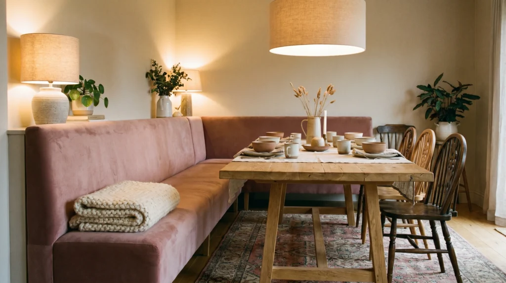 Upholstered Bench for Soft Comfort