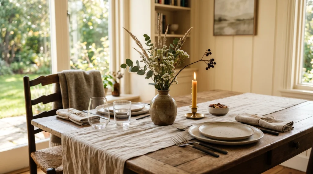 Textured Table Linens for a Rich Feel