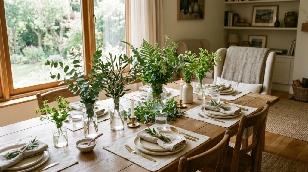 Fresh Greenery for a Natural Touch
