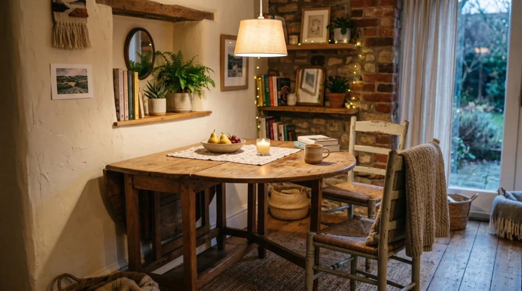 Foldable Round Table for Flexibility