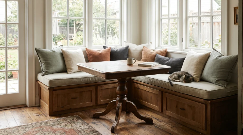 Built-In Seating for Space Efficiency