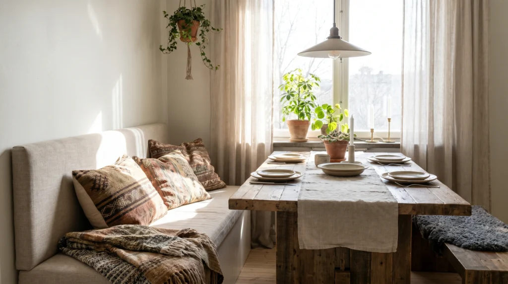 Bench with Backrest for Comfort