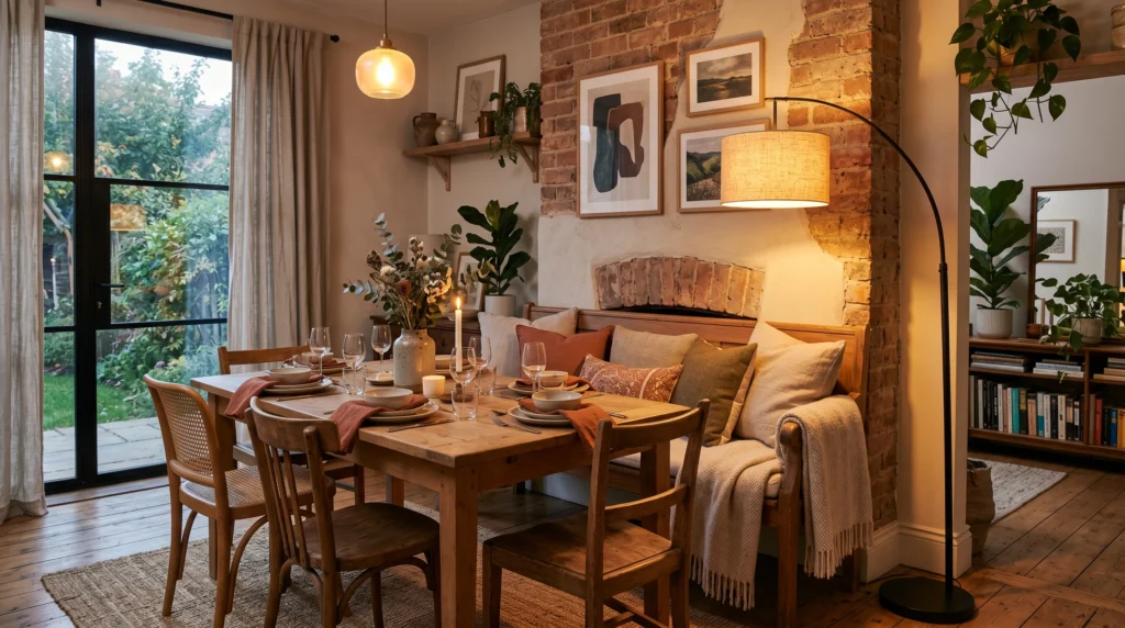 Floor Lamp Near Dining Area