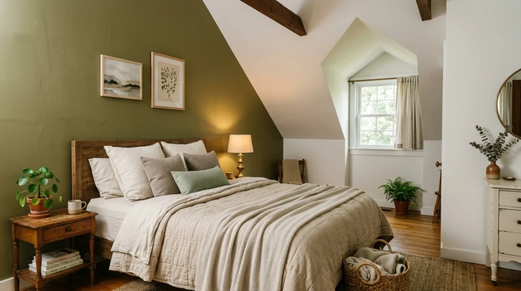 Accent Wall That Embraces the Angles