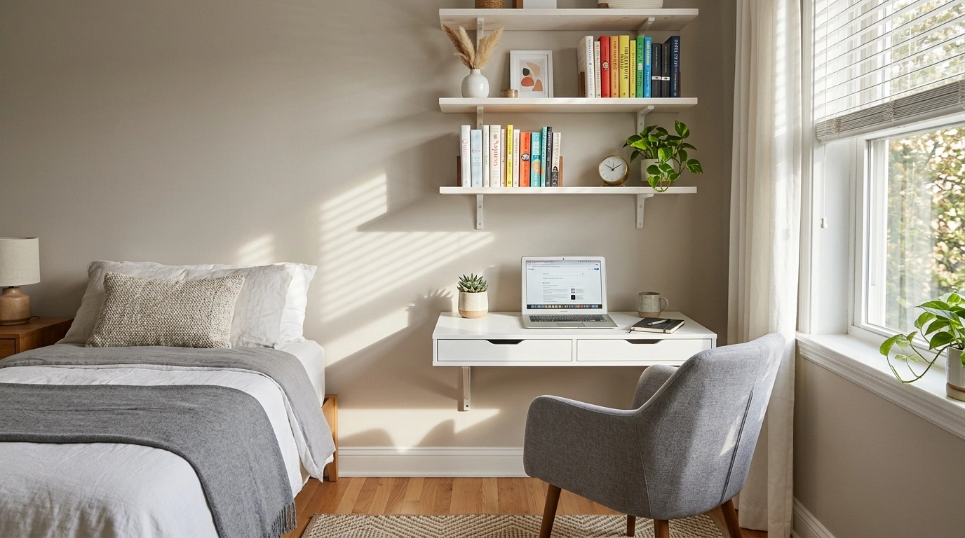 Small Bedroom + Office Combo Ideas