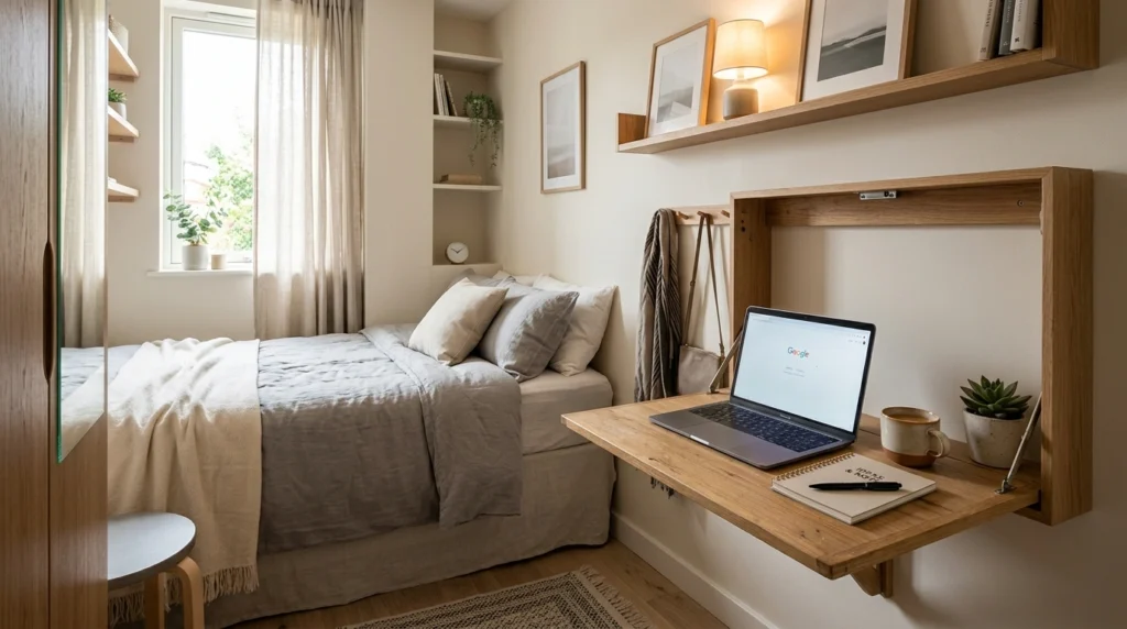Fold-Down Desk for Flexibility