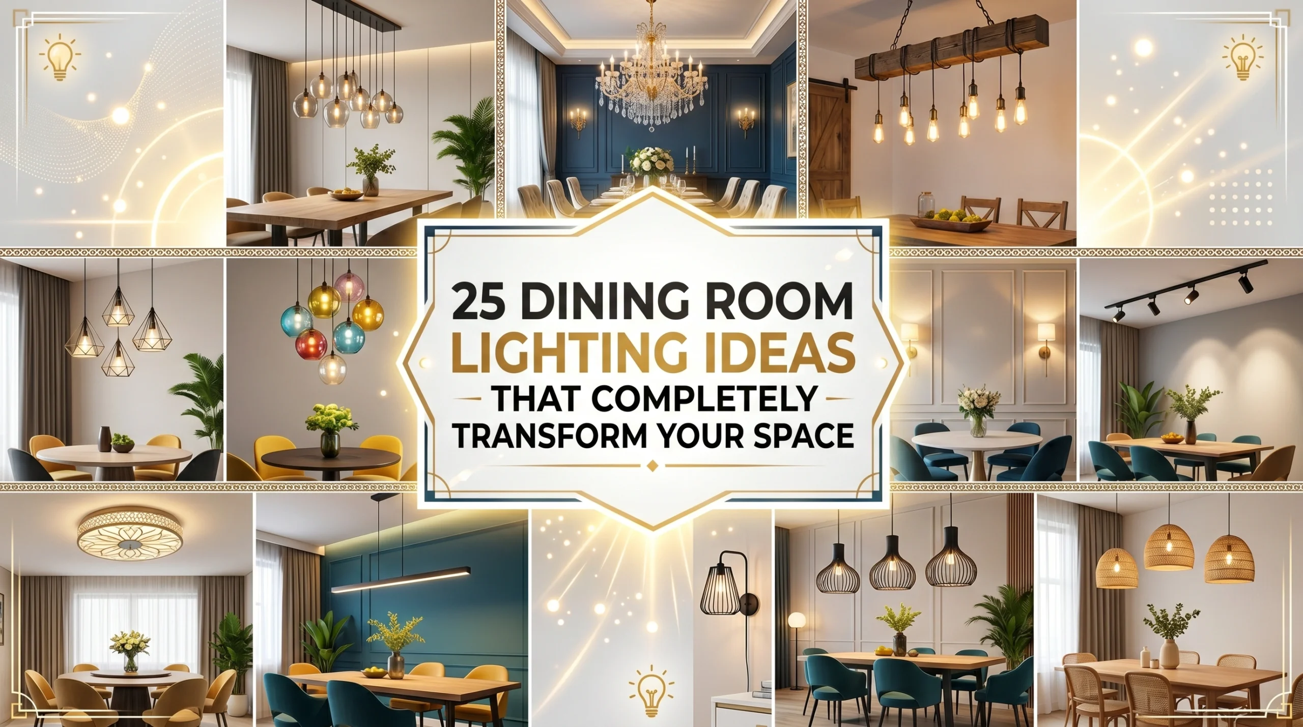 25 Dining Room Lighting Ideas That Completely Transform Your Space