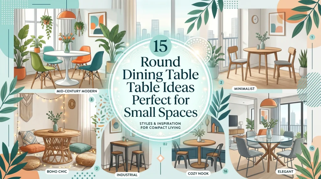 15 Round Dining Table Ideas Perfect for Small Spaces