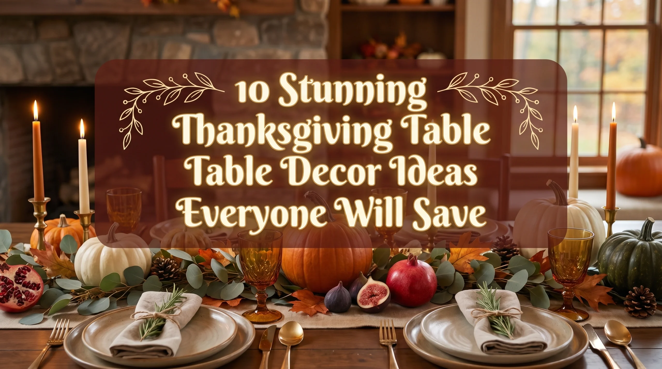 10 Stunning Thanksgiving Table Decor Ideas Everyone Will Save