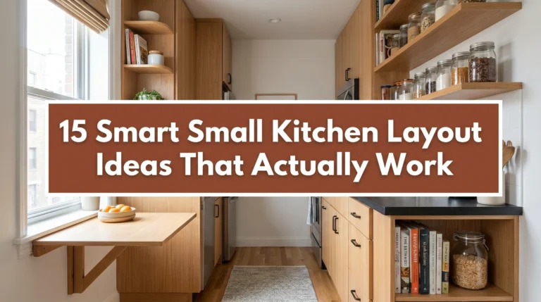 Smart Small Kitchen Layout Ideas