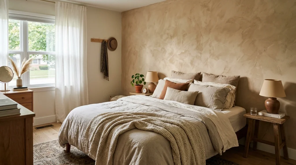 Moody Painted Wall for Depth