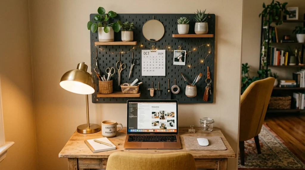 Vertical Shelving That Draws the Eye Up