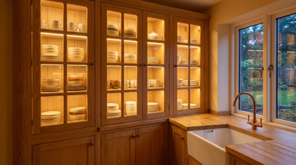 18 Modern Farmhouse Kitchen Ideas That Feel Fresh and Timeless

If your kitchen feels a little… stuck, you’re not alone. A lot of people love the idea of a modern farmhouse kitchen, but when it comes to actually pulling it together, it can feel confusing. Too rustic and it starts to look outdated. Too modern and it loses that warmth that makes farmhouse style so inviting.

The good news? You don’t need a full renovation or a massive budget to get there. In my experience, the biggest difference comes from small, thoughtful changes—materials, textures, lighting, and how everything is styled together.

In this guide, I’m sharing 18 modern farmhouse kitchen ideas that feel fresh and timeless, not overly trendy or staged. These are real-life, doable updates that bring warmth, personality, and that “lived-in but still put together” feel Pinterest is full of.

If you’ve been saving kitchen inspiration but don’t know where to start, this is going to help you actually make it happen.

Shaker Cabinets with a Soft Painted Finish

There’s something calming about a kitchen with simple shaker cabinets in a soft, muted tone. Think warm white, sage green, or even a dusty blue. It feels clean but not cold—like a space you actually want to cook in, not just look at.

Go for flat-panel shaker doors and pair them with matte black or aged brass hardware. If you’re repainting, stick to satin or eggshell finishes—they’re easier to clean. Budget-wise, repainting cabinets can cost $80–$200 in supplies instead of thousands for replacements. Tip: avoid bright, stark white—it often reads too harsh under kitchen lighting.

Butcher Block Countertops for Warmth

Cold stone counters can make a kitchen feel a bit lifeless. Butcher block brings instant warmth and texture, especially in smaller kitchens where every surface matters.

Use it on all counters or just the island for contrast. Seal it properly with food-safe oil or polyurethane depending on how much maintenance you want. Expect around $100–$300 per section. I always recommend this to anyone who wants warmth without committing to full wood cabinetry.

Open Shelving That Feels Personal (Not Empty)

Open shelves done right feel charming and lived-in—not like a showroom. The key is mixing practical items with a few decorative pieces.

Install 2–3 wooden shelves and style them with everyday dishes, glass jars, and maybe a small plant or framed print. Keep it functional. A lot of people skip this step, but it makes all the difference: rotate items occasionally so it doesn’t feel static. Budget: $40–$120 depending on materials.

Apron-Front Sink as a Focal Point

An apron-front sink instantly says “farmhouse,” but the modern versions are much sleeker. It becomes a quiet focal point without trying too hard.

Choose fireclay or stainless steel depending on your style. Pair it with a simple pull-down faucet. Prices range from $200–$600. Tip: make sure your cabinet base fits the sink depth—this is a common mistake that causes installation headaches.

Mixed Metals That Don’t Feel Forced

Perfectly matching hardware can feel a bit stiff. Mixing metals—like black handles with brass lighting—adds character without being overwhelming.

Stick to 2–3 finishes max. In my experience, the easiest combo is black + brass + wood tones. Keep one dominant and the others as accents. Budget can stay low if you swap hardware only ($30–$80 total).

Warm Neutral Color Palette

Modern farmhouse isn’t just white anymore. Warm neutrals—like cream, taupe, and soft beige—make the space feel more relaxed and less clinical.

Paint walls or cabinets in tones that have a hint of warmth. What I personally love about this is how forgiving it is—it hides wear better than stark white. Paint projects usually cost under $100 for a small kitchen.

Vintage-Inspired Lighting That Adds Character

Lighting is one of those things people underestimate. Swap basic fixtures for something with a bit of personality—like metal pendants or glass lantern styles.

Hang pendant lights over islands or dining areas. Keep them slightly imperfect or aged-looking. Expect $50–$150 per fixture. Tip: don’t hang them too high—they lose their impact.

Subway Tile with a Twist

Subway tile is classic, but the way you lay it makes all the difference. Try vertical stacking or a herringbone pattern for a more updated look.

Use slightly off-white grout to soften the contrast. Budget: $100–$250 depending on area size. Biggest mistake? High-contrast grout that makes it feel too busy.

Farmhouse Table Instead of a Formal Island

If you have space, swap a bulky island for a simple wooden table. It feels more relaxed and flexible.

Look for reclaimed wood or budget-friendly alternatives. Prices range from $150–$400. It’s great for prep, dining, and even working. Tip: avoid overly polished finishes—matte looks more natural.

Textured Rugs for Comfort

Kitchens can feel hard and cold. A runner rug adds softness and breaks up all the flat surfaces.

Choose washable, low-pile rugs in muted patterns. Budget: $20–$80. In my experience, the biggest mistake is choosing rugs that are too thick—they become a tripping hazard.

Glass Cabinet Inserts for Lightness

Solid cabinets can feel heavy. Swapping a few doors for glass inserts makes everything feel lighter.

Use clear or slightly frosted glass depending on how tidy your shelves are. Cost: $50–$150. Tip: don’t overdo it—just 1–2 sections is enough.

Black Window Frames for Contrast

Adding black window frames gives structure and a slightly modern edge without losing warmth.

If replacing windows isn’t realistic, try painting frames. Cost: under $50 for paint. It’s one of those small updates that changes the whole feel.

Simple Wood Accents That Ground the Space

Too much white can feel flat. Adding wood—cutting boards, stools, shelves—grounds everything.

Mix light and medium tones for depth. Budget can be as low as $20–$100. I always recommend starting small before committing to larger pieces.

Image Prompt: A kitchen counter with wooden cutting boards leaning against the wall, a small plant, and soft shadows.

Hidden Storage That Reduces Clutter

A clean-looking kitchen often comes down to smart storage, not less stuff.

Use pull-out drawers, baskets, and dividers. Prices vary, but even $30 organizers make a difference. Tip: don’t try to store everything—edit first.

Image Prompt: Open drawer with neatly organized kitchen tools and woven baskets, with warm natural light.

Statement Range Hood with Subtle Design

Instead of a bulky stainless hood, go for a simple plaster or wood-wrapped design.

Keep it minimal but noticeable. Costs range from $150–$500. What I personally love about this is how it anchors the entire wall without being loud.

Image Prompt: A soft white range hood above a stove, with subtle texture and warm lighting.

Layered Lighting for a Cozy Feel

Relying on one overhead light makes kitchens feel flat. Layer in under-cabinet lighting and small lamps.

Use warm bulbs (2700K–3000K). Budget: $30–$100. A lot of people skip this step, but it makes evenings feel completely different.

Image Prompt: A softly lit kitchen with under-cabinet lighting and a small lamp glowing on the counter.

Neutral Curtains Instead of Blinds

Fabric softens everything. Swap plastic blinds for light linen curtains.

Keep them simple and slightly sheer. Budget: $20–$60. Tip: hang them higher than the window to make the space feel bigger.

Image Prompt: Light linen curtains framing a kitchen window, with sunlight diffusing through softly.

Small Decor Moments That Feel Real

The difference between a styled kitchen and a real one is the small stuff—mugs, books, a bowl of fruit.

Create little “moments” instead of filling every space. Cost can be $0 if you use what you already have. This is where personality really shows.

Image Prompt: A kitchen corner with a coffee mug, stacked books, and a small plant on a wooden counter, with natural light.

Conclusion

Creating a kitchen you actually love spending time in doesn’t mean chasing trends or spending a fortune. In fact, the most inviting spaces are usually the ones that feel a bit imperfect, a bit lived-in, and very personal.

These 18 modern farmhouse kitchen ideas that feel fresh and timeless are meant to be starting points—not a checklist you have to complete all at once. In my experience, the best results come from picking just one or two ideas and building from there.

Maybe it’s swapping out your lighting. Maybe it’s adding a simple rug or repainting cabinets. Small changes add up faster than you think.

So here’s the real question—which of these ideas are you trying first? I’d genuinely love to hear what direction you’re leaning toward.

FAQs

What defines a modern farmhouse kitchen today?

A modern farmhouse kitchen blends rustic elements like wood and open shelving with cleaner lines and simpler colors. It’s less about heavy, distressed decor and more about balance—warm but still fresh and functional. Think natural textures paired with practical layouts.

Can I create this style on a small budget?

Yes, absolutely. Focus on high-impact changes like paint, lighting, and accessories. Even $50–$150 can go a long way if you’re intentional. In my experience, swapping hardware and adding textiles gives the fastest visible results.

What colors work best for modern farmhouse kitchens?

Warm neutrals like cream, soft white, sage green, and muted blues work really well. Avoid overly cool or stark tones—they can make the space feel less inviting.

Is open shelving practical for everyday use?

It can be, as long as you keep it functional. Store everyday dishes and frequently used items there. The key is not overloading it—leave some breathing room so it doesn’t look cluttered.

How do I avoid making it look outdated?

Stick to simple designs and avoid overly rustic or themed decor. Mix in modern touches like clean lighting or subtle contrasts. The goal is balance, not going all-in on one style.