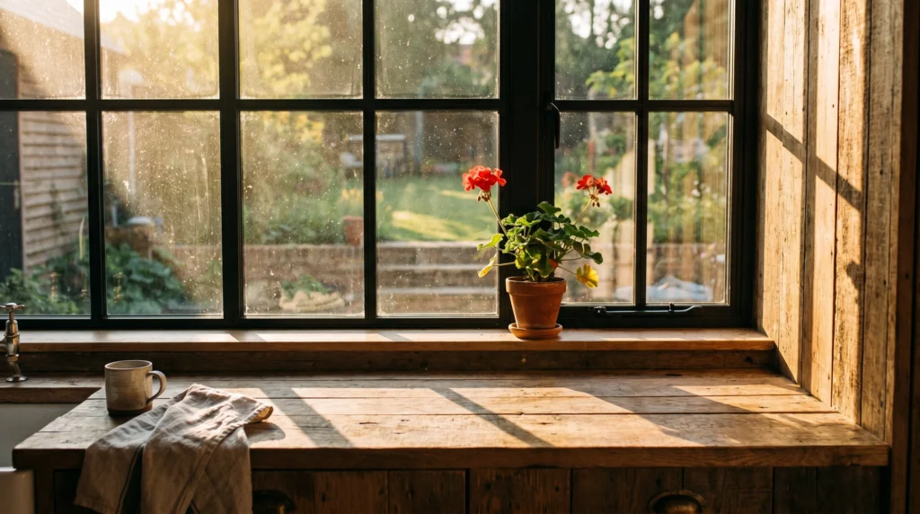 18 Modern Farmhouse Kitchen Ideas That Feel Fresh and Timeless

If your kitchen feels a little… stuck, you’re not alone. A lot of people love the idea of a modern farmhouse kitchen, but when it comes to actually pulling it together, it can feel confusing. Too rustic and it starts to look outdated. Too modern and it loses that warmth that makes farmhouse style so inviting.

The good news? You don’t need a full renovation or a massive budget to get there. In my experience, the biggest difference comes from small, thoughtful changes—materials, textures, lighting, and how everything is styled together.

In this guide, I’m sharing 18 modern farmhouse kitchen ideas that feel fresh and timeless, not overly trendy or staged. These are real-life, doable updates that bring warmth, personality, and that “lived-in but still put together” feel Pinterest is full of.

If you’ve been saving kitchen inspiration but don’t know where to start, this is going to help you actually make it happen.

Shaker Cabinets with a Soft Painted Finish

There’s something calming about a kitchen with simple shaker cabinets in a soft, muted tone. Think warm white, sage green, or even a dusty blue. It feels clean but not cold—like a space you actually want to cook in, not just look at.

Go for flat-panel shaker doors and pair them with matte black or aged brass hardware. If you’re repainting, stick to satin or eggshell finishes—they’re easier to clean. Budget-wise, repainting cabinets can cost $80–$200 in supplies instead of thousands for replacements. Tip: avoid bright, stark white—it often reads too harsh under kitchen lighting.

Butcher Block Countertops for Warmth

Cold stone counters can make a kitchen feel a bit lifeless. Butcher block brings instant warmth and texture, especially in smaller kitchens where every surface matters.

Use it on all counters or just the island for contrast. Seal it properly with food-safe oil or polyurethane depending on how much maintenance you want. Expect around $100–$300 per section. I always recommend this to anyone who wants warmth without committing to full wood cabinetry.

Open Shelving That Feels Personal (Not Empty)

Open shelves done right feel charming and lived-in—not like a showroom. The key is mixing practical items with a few decorative pieces.

Install 2–3 wooden shelves and style them with everyday dishes, glass jars, and maybe a small plant or framed print. Keep it functional. A lot of people skip this step, but it makes all the difference: rotate items occasionally so it doesn’t feel static. Budget: $40–$120 depending on materials.

Apron-Front Sink as a Focal Point

An apron-front sink instantly says “farmhouse,” but the modern versions are much sleeker. It becomes a quiet focal point without trying too hard.

Choose fireclay or stainless steel depending on your style. Pair it with a simple pull-down faucet. Prices range from $200–$600. Tip: make sure your cabinet base fits the sink depth—this is a common mistake that causes installation headaches.

Mixed Metals That Don’t Feel Forced

Perfectly matching hardware can feel a bit stiff. Mixing metals—like black handles with brass lighting—adds character without being overwhelming.

Stick to 2–3 finishes max. In my experience, the easiest combo is black + brass + wood tones. Keep one dominant and the others as accents. Budget can stay low if you swap hardware only ($30–$80 total).

Warm Neutral Color Palette

Modern farmhouse isn’t just white anymore. Warm neutrals—like cream, taupe, and soft beige—make the space feel more relaxed and less clinical.

Paint walls or cabinets in tones that have a hint of warmth. What I personally love about this is how forgiving it is—it hides wear better than stark white. Paint projects usually cost under $100 for a small kitchen.

Vintage-Inspired Lighting That Adds Character

Lighting is one of those things people underestimate. Swap basic fixtures for something with a bit of personality—like metal pendants or glass lantern styles.

Hang pendant lights over islands or dining areas. Keep them slightly imperfect or aged-looking. Expect $50–$150 per fixture. Tip: don’t hang them too high—they lose their impact.

Subway Tile with a Twist

Subway tile is classic, but the way you lay it makes all the difference. Try vertical stacking or a herringbone pattern for a more updated look.

Use slightly off-white grout to soften the contrast. Budget: $100–$250 depending on area size. Biggest mistake? High-contrast grout that makes it feel too busy.

Farmhouse Table Instead of a Formal Island

If you have space, swap a bulky island for a simple wooden table. It feels more relaxed and flexible.

Look for reclaimed wood or budget-friendly alternatives. Prices range from $150–$400. It’s great for prep, dining, and even working. Tip: avoid overly polished finishes—matte looks more natural.

Textured Rugs for Comfort

Kitchens can feel hard and cold. A runner rug adds softness and breaks up all the flat surfaces.

Choose washable, low-pile rugs in muted patterns. Budget: $20–$80. In my experience, the biggest mistake is choosing rugs that are too thick—they become a tripping hazard.

Glass Cabinet Inserts for Lightness

Solid cabinets can feel heavy. Swapping a few doors for glass inserts makes everything feel lighter.

Use clear or slightly frosted glass depending on how tidy your shelves are. Cost: $50–$150. Tip: don’t overdo it—just 1–2 sections is enough.

Black Window Frames for Contrast

Adding black window frames gives structure and a slightly modern edge without losing warmth.

If replacing windows isn’t realistic, try painting frames. Cost: under $50 for paint. It’s one of those small updates that changes the whole feel.

Simple Wood Accents That Ground the Space

Too much white can feel flat. Adding wood—cutting boards, stools, shelves—grounds everything.

Mix light and medium tones for depth. Budget can be as low as $20–$100. I always recommend starting small before committing to larger pieces.

Hidden Storage That Reduces Clutter

A clean-looking kitchen often comes down to smart storage, not less stuff.

Use pull-out drawers, baskets, and dividers. Prices vary, but even $30 organizers make a difference. Tip: don’t try to store everything—edit first.

Image Prompt: Open drawer with neatly organized kitchen tools and woven baskets, with warm natural light.

Statement Range Hood with Subtle Design

Instead of a bulky stainless hood, go for a simple plaster or wood-wrapped design.

Keep it minimal but noticeable. Costs range from $150–$500. What I personally love about this is how it anchors the entire wall without being loud.

Image Prompt: A soft white range hood above a stove, with subtle texture and warm lighting.

Layered Lighting for a Cozy Feel

Relying on one overhead light makes kitchens feel flat. Layer in under-cabinet lighting and small lamps.

Use warm bulbs (2700K–3000K). Budget: $30–$100. A lot of people skip this step, but it makes evenings feel completely different.

Image Prompt: A softly lit kitchen with under-cabinet lighting and a small lamp glowing on the counter.

Neutral Curtains Instead of Blinds

Fabric softens everything. Swap plastic blinds for light linen curtains.

Keep them simple and slightly sheer. Budget: $20–$60. Tip: hang them higher than the window to make the space feel bigger.

Image Prompt: Light linen curtains framing a kitchen window, with sunlight diffusing through softly.

Small Decor Moments That Feel Real

The difference between a styled kitchen and a real one is the small stuff—mugs, books, a bowl of fruit.

Create little “moments” instead of filling every space. Cost can be $0 if you use what you already have. This is where personality really shows.

Image Prompt: A kitchen corner with a coffee mug, stacked books, and a small plant on a wooden counter, with natural light.

Conclusion

Creating a kitchen you actually love spending time in doesn’t mean chasing trends or spending a fortune. In fact, the most inviting spaces are usually the ones that feel a bit imperfect, a bit lived-in, and very personal.

These 18 modern farmhouse kitchen ideas that feel fresh and timeless are meant to be starting points—not a checklist you have to complete all at once. In my experience, the best results come from picking just one or two ideas and building from there.

Maybe it’s swapping out your lighting. Maybe it’s adding a simple rug or repainting cabinets. Small changes add up faster than you think.

So here’s the real question—which of these ideas are you trying first? I’d genuinely love to hear what direction you’re leaning toward.

FAQs

What defines a modern farmhouse kitchen today?

A modern farmhouse kitchen blends rustic elements like wood and open shelving with cleaner lines and simpler colors. It’s less about heavy, distressed decor and more about balance—warm but still fresh and functional. Think natural textures paired with practical layouts.

Can I create this style on a small budget?

Yes, absolutely. Focus on high-impact changes like paint, lighting, and accessories. Even $50–$150 can go a long way if you’re intentional. In my experience, swapping hardware and adding textiles gives the fastest visible results.

What colors work best for modern farmhouse kitchens?

Warm neutrals like cream, soft white, sage green, and muted blues work really well. Avoid overly cool or stark tones—they can make the space feel less inviting.

Is open shelving practical for everyday use?

It can be, as long as you keep it functional. Store everyday dishes and frequently used items there. The key is not overloading it—leave some breathing room so it doesn’t look cluttered.

How do I avoid making it look outdated?

Stick to simple designs and avoid overly rustic or themed decor. Mix in modern touches like clean lighting or subtle contrasts. The goal is balance, not going all-in on one style.