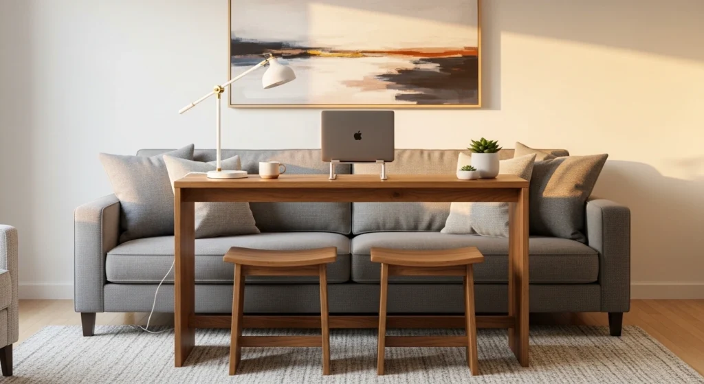 Behind-the-Sofa Console Desk