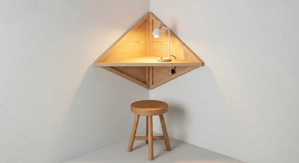 The Minimalist Floating Shelf Corner