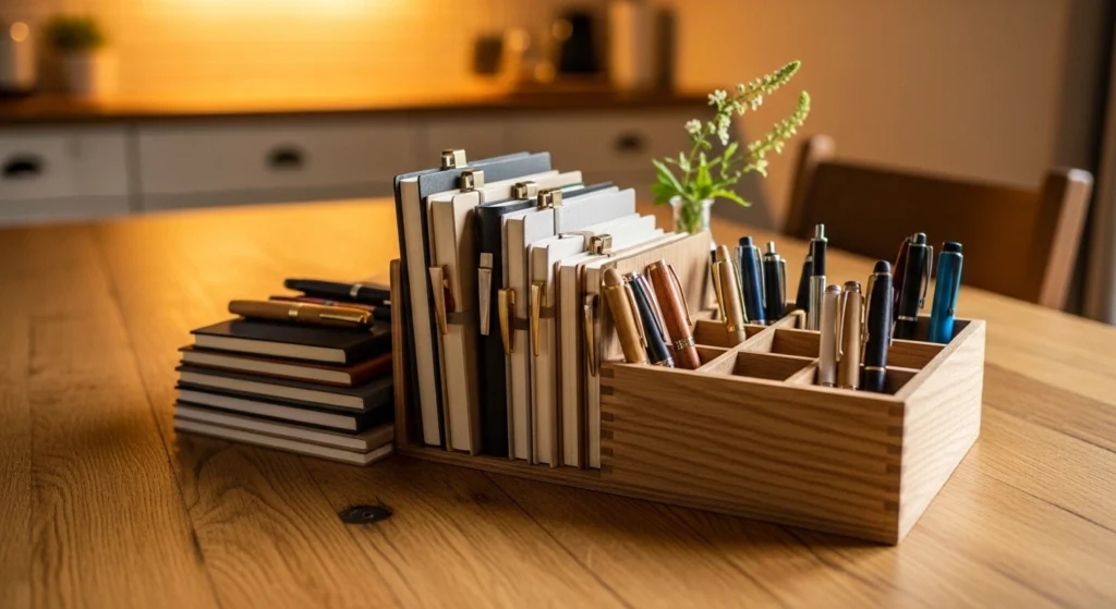 Double-Duty Dining Table Office Zone