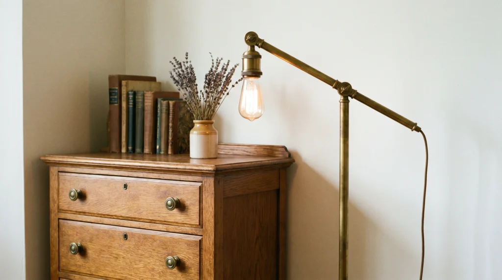 Vintage-Inspired Brass Accents