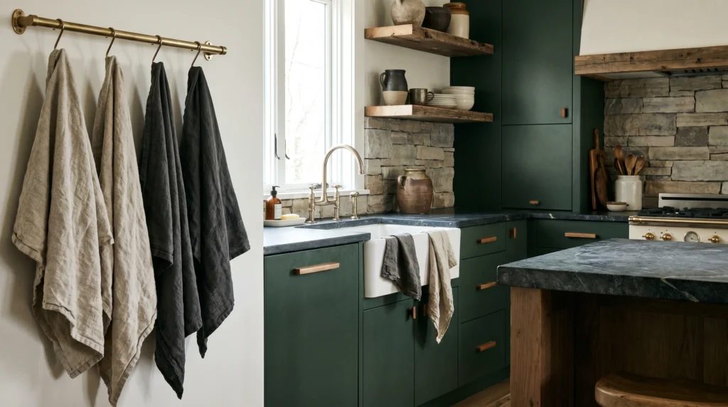 15 Black and White Kitchen Ideas That Always Look Stunning

If your kitchen feels a little all over the place right now—too many colors, mismatched finishes, nothing quite tying together—you’re not alone. A lot of people hit that point where the space just doesn’t feel calm or cohesive anymore. That’s usually when they start looking into 15 black and white kitchen ideas that always look stunning, because this combo has a way of instantly simplifying everything without making it boring.

In my experience, the biggest mistake here is going too stark—pure white walls, jet black cabinets, no texture, no warmth. That’s when a kitchen starts to feel cold instead of clean. The goal isn’t contrast for the sake of it—it’s balance.

The good news? You don’t need a full renovation to make black and white work. A few smart changes—lighting, textures, or small styling swaps—can completely shift the feel.

In this post, you’ll get 15 real, practical ideas that make black and white kitchens feel warm, stylish, and actually livable. Let’s get into the ones that truly hold up over time.

Matte Black Cabinets With Soft White Walls

There’s something bold but still grounded about matte black cabinets paired with soft white walls. The black adds depth, while the white keeps everything open and breathable.

To recreate this, go for flat-panel black cabinets with a matte finish and pair them with warm white walls (not bright, blue-toned white). What I personally love about this is how it hides everyday wear better than glossy finishes. Budget can range from $150–$350 per cabinet door.
Tip: Avoid cool white paint—it makes the black feel harsh.

White Cabinets With Black Hardware Accents

This is one of the easiest ways to try the look without committing fully. White cabinets stay light and classic, while black handles and knobs add contrast.

Swap out your existing hardware for matte black pieces—it’s a quick upgrade that costs around $3–$10 per handle. I always recommend this to anyone on a budget.
Mistake: choosing overly ornate hardware—simple designs work best.

Black Lower Cabinets With White Upper Cabinets

This two-tone approach keeps the kitchen feeling balanced instead of heavy.

Use black on the bottom for grounding and white on top to reflect light. In my experience, this works especially well in smaller kitchens.
Tip: Keep countertops light to connect both tones.

Black and White Tile Backsplash With Subtle Pattern

A patterned backsplash adds personality without cluttering the space.

Choose small-scale patterns—like checkerboard or soft geometric designs in black and white. What I personally love about this is how it becomes a quiet focal point. Costs range from $5–$20 per square foot.
Tip: Avoid overly busy patterns—they overwhelm quickly.

Warm Wood Accents to Soften the Contrast

Black and white alone can feel a bit sharp. Adding wood instantly softens everything.

Use cutting boards, open shelves, or bar stools in oak or walnut tones. A lot of people skip this step, but it makes all the difference. Budget: $20–$100.
Tip: Stick to one wood tone for consistency.

White Marble Countertops With Subtle Veining

Marble brings a softer, more organic feel to black and white kitchens.

Choose marble or quartz with light gray veining to break up solid colors. In my experience, this keeps the kitchen from feeling too flat. Costs: $50–$150 per square foot.
Tip: Avoid heavy veining—it can compete with other elements.

Black Pendant Lighting for a Clean Statement

Lighting is one of those details that quietly changes everything.

Add black pendant lights above an island or dining space. Choose simple shapes to keep the look modern. Fixtures range from $40–$150.
Tip: Use warm bulbs to avoid a cold feel.

Open Shelving With a Black Frame

Open shelving can add contrast without bulk.

Use shelves with black metal brackets or frames paired with wood or white boards. I always recommend styling them with everyday items.
Mistake: overcrowding the shelves.

Black Appliances for a Seamless Look

Black appliances blend beautifully into darker cabinetry.

They create a cohesive look without standing out too much. In my experience, this works especially well in modern kitchens.
Tip: Choose matte finishes over glossy ones.

White Walls With Black Trim Details

Instead of painting everything, use black trim to frame the space.

Add black to window frames, cabinet edges, or even baseboards. What I personally love about this is how subtle but effective it is.
Tip: Keep lines clean—precision matters here.

Black Kitchen Island With White Surroundings

A black island acts as a focal point in an otherwise light kitchen.

Keep surrounding cabinets white to let the island stand out. Budget varies depending on size.
Tip: Add a wood countertop to soften the look.

Layered Textures to Avoid a Flat Look

Texture is what keeps black and white from feeling lifeless.

Mix materials like matte cabinets, stone counters, linen textiles, and wood accents. I always recommend this approach.
Tip: Avoid too many shiny surfaces.

Black Sink With White Countertops

A black sink adds contrast in a subtle, practical way.

It’s a small detail, but it makes the space feel more designed. Costs range from $100–$300.
Tip: Choose durable materials like composite granite.

Minimal Decor With Strong Contrast

Sometimes less really is more.

Keep decor minimal but intentional—like a single black vase on a white counter. In my experience, this works best when everything else is clean.
Tip: Don’t over-style—it defeats the purpose.

Soft Lighting That Warms Everything Up

Lighting can completely change how black and white feels.

Use warm LED lighting (2700K–3000K) to soften contrast and create a cozy atmosphere. A lot of people overlook this, but it’s essential.
Tip: Layer lighting—overhead plus under-cabinet works best.

Conclusion

Black and white kitchens stick around for a reason—they’re simple, timeless, and incredibly flexible. But the real secret behind 15 black and white kitchen ideas that always look stunning is knowing how to balance contrast with warmth.

You don’t need to change everything overnight. Start with one idea—maybe switching hardware, adding warm lighting, or bringing in a bit of wood. In my experience, those small shifts are what make a space feel completely different.

A stylish kitchen isn’t about chasing trends or getting every detail perfect. It’s about creating a space that feels good to use every day—clean, comfortable, and a little bit personal.

So which of these ideas are you thinking about trying first? I’d genuinely love to hear what caught your eye.

FAQs

Do black and white kitchens go out of style?
Not really. Black and white is one of those combinations that always comes back around. The key is updating finishes and textures so it feels current, not dated.

How do I make a black and white kitchen feel warmer?
Add wood accents, warm lighting, and soft textures like linen. These elements balance the contrast and make the space feel more inviting.

Are black cabinets hard to maintain?
Matte black cabinets are actually quite forgiving—they hide fingerprints and smudges better than glossy finishes. Regular cleaning with a soft cloth is usually enough.

What’s the cheapest way to update a black and white kitchen?
Switching hardware, adding lighting, or incorporating small decor pieces like wood accents can make a big difference without costing much—often under $50.

Can I mix black and white with other colors?
Yes, but keep it minimal. Soft tones like sage green, terracotta, or muted blue work well without overpowering the black-and-white base.