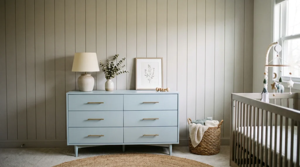 12. Vertical Shiplap in Soft Gray