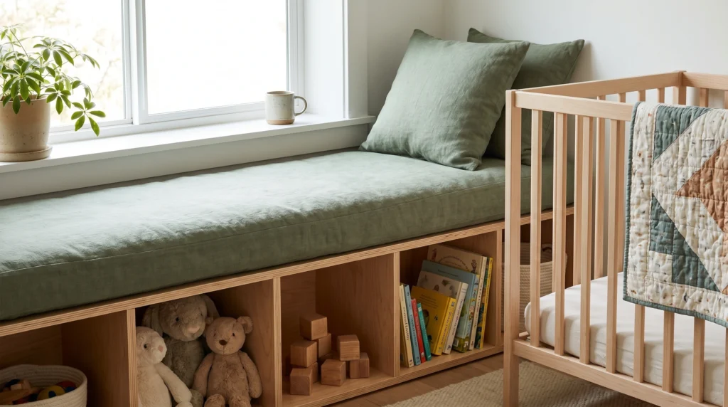 Under-Window Storage Bench