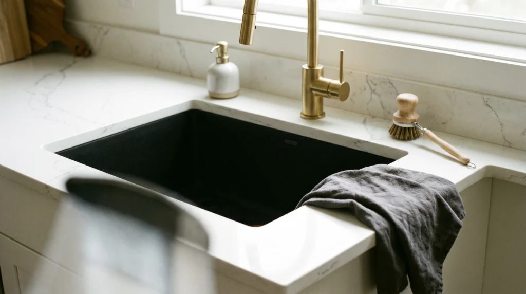 15 Black and White Kitchen Ideas That Always Look Stunning

If your kitchen feels a little all over the place right now—too many colors, mismatched finishes, nothing quite tying together—you’re not alone. A lot of people hit that point where the space just doesn’t feel calm or cohesive anymore. That’s usually when they start looking into 15 black and white kitchen ideas that always look stunning, because this combo has a way of instantly simplifying everything without making it boring.

In my experience, the biggest mistake here is going too stark—pure white walls, jet black cabinets, no texture, no warmth. That’s when a kitchen starts to feel cold instead of clean. The goal isn’t contrast for the sake of it—it’s balance.

The good news? You don’t need a full renovation to make black and white work. A few smart changes—lighting, textures, or small styling swaps—can completely shift the feel.

In this post, you’ll get 15 real, practical ideas that make black and white kitchens feel warm, stylish, and actually livable. Let’s get into the ones that truly hold up over time.

Matte Black Cabinets With Soft White Walls

There’s something bold but still grounded about matte black cabinets paired with soft white walls. The black adds depth, while the white keeps everything open and breathable.

To recreate this, go for flat-panel black cabinets with a matte finish and pair them with warm white walls (not bright, blue-toned white). What I personally love about this is how it hides everyday wear better than glossy finishes. Budget can range from $150–$350 per cabinet door.
Tip: Avoid cool white paint—it makes the black feel harsh.

White Cabinets With Black Hardware Accents

This is one of the easiest ways to try the look without committing fully. White cabinets stay light and classic, while black handles and knobs add contrast.

Swap out your existing hardware for matte black pieces—it’s a quick upgrade that costs around $3–$10 per handle. I always recommend this to anyone on a budget.
Mistake: choosing overly ornate hardware—simple designs work best.

Black Lower Cabinets With White Upper Cabinets

This two-tone approach keeps the kitchen feeling balanced instead of heavy.

Use black on the bottom for grounding and white on top to reflect light. In my experience, this works especially well in smaller kitchens.
Tip: Keep countertops light to connect both tones.

Black and White Tile Backsplash With Subtle Pattern

A patterned backsplash adds personality without cluttering the space.

Choose small-scale patterns—like checkerboard or soft geometric designs in black and white. What I personally love about this is how it becomes a quiet focal point. Costs range from $5–$20 per square foot.
Tip: Avoid overly busy patterns—they overwhelm quickly.

Warm Wood Accents to Soften the Contrast

Black and white alone can feel a bit sharp. Adding wood instantly softens everything.

Use cutting boards, open shelves, or bar stools in oak or walnut tones. A lot of people skip this step, but it makes all the difference. Budget: $20–$100.
Tip: Stick to one wood tone for consistency.

White Marble Countertops With Subtle Veining

Marble brings a softer, more organic feel to black and white kitchens.

Choose marble or quartz with light gray veining to break up solid colors. In my experience, this keeps the kitchen from feeling too flat. Costs: $50–$150 per square foot.
Tip: Avoid heavy veining—it can compete with other elements.

Black Pendant Lighting for a Clean Statement

Lighting is one of those details that quietly changes everything.

Add black pendant lights above an island or dining space. Choose simple shapes to keep the look modern. Fixtures range from $40–$150.
Tip: Use warm bulbs to avoid a cold feel.

Open Shelving With a Black Frame

Open shelving can add contrast without bulk.

Use shelves with black metal brackets or frames paired with wood or white boards. I always recommend styling them with everyday items.
Mistake: overcrowding the shelves.

Black Appliances for a Seamless Look

Black appliances blend beautifully into darker cabinetry.

They create a cohesive look without standing out too much. In my experience, this works especially well in modern kitchens.
Tip: Choose matte finishes over glossy ones.

White Walls With Black Trim Details

Instead of painting everything, use black trim to frame the space.

Add black to window frames, cabinet edges, or even baseboards. What I personally love about this is how subtle but effective it is.
Tip: Keep lines clean—precision matters here.

Black Kitchen Island With White Surroundings

A black island acts as a focal point in an otherwise light kitchen.

Keep surrounding cabinets white to let the island stand out. Budget varies depending on size.
Tip: Add a wood countertop to soften the look.

Layered Textures to Avoid a Flat Look

Texture is what keeps black and white from feeling lifeless.

Mix materials like matte cabinets, stone counters, linen textiles, and wood accents. I always recommend this approach.
Tip: Avoid too many shiny surfaces.

Black Sink With White Countertops

A black sink adds contrast in a subtle, practical way.

It’s a small detail, but it makes the space feel more designed. Costs range from $100–$300.
Tip: Choose durable materials like composite granite.

Minimal Decor With Strong Contrast

Sometimes less really is more.

Keep decor minimal but intentional—like a single black vase on a white counter. In my experience, this works best when everything else is clean.
Tip: Don’t over-style—it defeats the purpose.

Soft Lighting That Warms Everything Up

Lighting can completely change how black and white feels.

Use warm LED lighting (2700K–3000K) to soften contrast and create a cozy atmosphere. A lot of people overlook this, but it’s essential.
Tip: Layer lighting—overhead plus under-cabinet works best.

Conclusion

Black and white kitchens stick around for a reason—they’re simple, timeless, and incredibly flexible. But the real secret behind 15 black and white kitchen ideas that always look stunning is knowing how to balance contrast with warmth.

You don’t need to change everything overnight. Start with one idea—maybe switching hardware, adding warm lighting, or bringing in a bit of wood. In my experience, those small shifts are what make a space feel completely different.

A stylish kitchen isn’t about chasing trends or getting every detail perfect. It’s about creating a space that feels good to use every day—clean, comfortable, and a little bit personal.

So which of these ideas are you thinking about trying first? I’d genuinely love to hear what caught your eye.

FAQs

Do black and white kitchens go out of style?
Not really. Black and white is one of those combinations that always comes back around. The key is updating finishes and textures so it feels current, not dated.

How do I make a black and white kitchen feel warmer?
Add wood accents, warm lighting, and soft textures like linen. These elements balance the contrast and make the space feel more inviting.

Are black cabinets hard to maintain?
Matte black cabinets are actually quite forgiving—they hide fingerprints and smudges better than glossy finishes. Regular cleaning with a soft cloth is usually enough.

What’s the cheapest way to update a black and white kitchen?
Switching hardware, adding lighting, or incorporating small decor pieces like wood accents can make a big difference without costing much—often under $50.

Can I mix black and white with other colors?
Yes, but keep it minimal. Soft tones like sage green, terracotta, or muted blue work well without overpowering the black-and-white base.