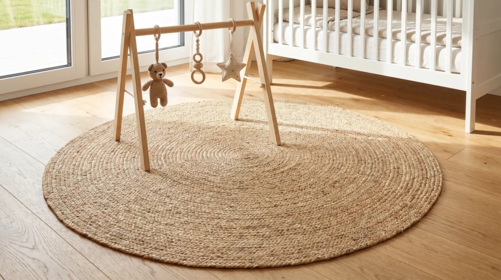 15. Round Rugs to Break Up the Lines