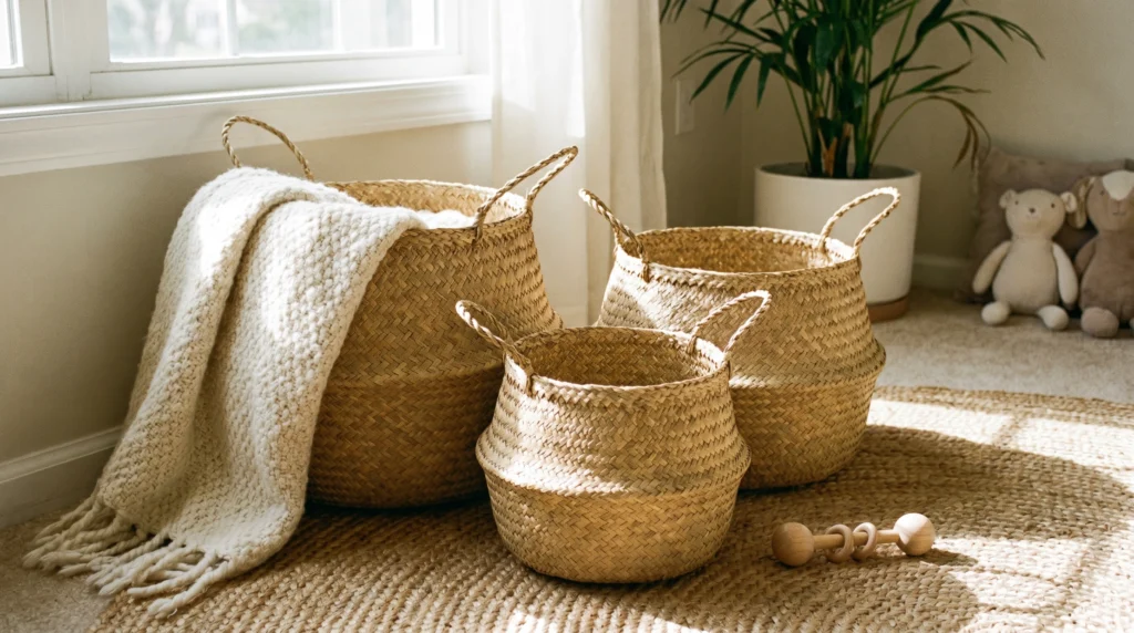 6. Woven Baskets for Stylish Storage