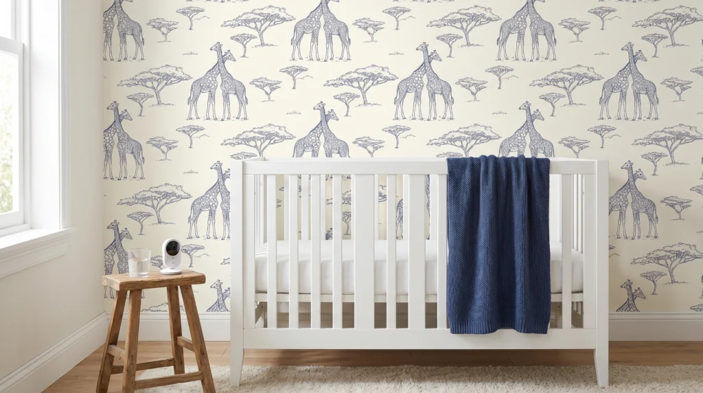 6. Removable Peel-and-Stick Safari Wallpaper