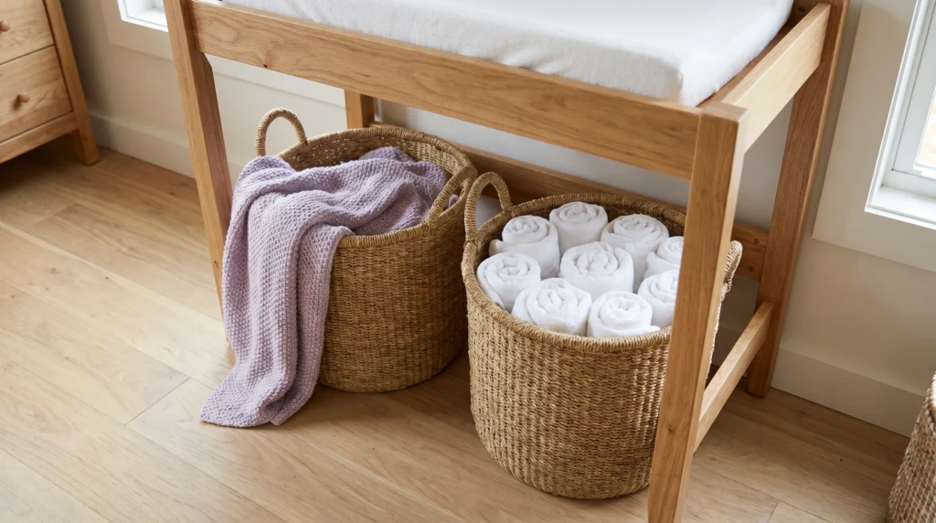 6. Woven Baskets for "The Daily Mess"
