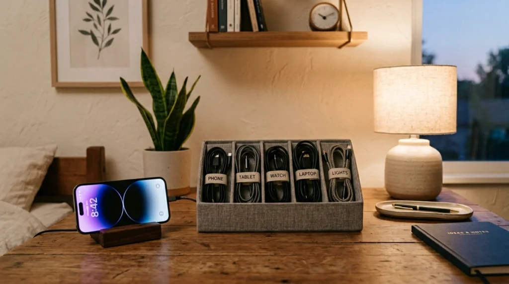 7. Cord Management — Tame the Charger Chaos