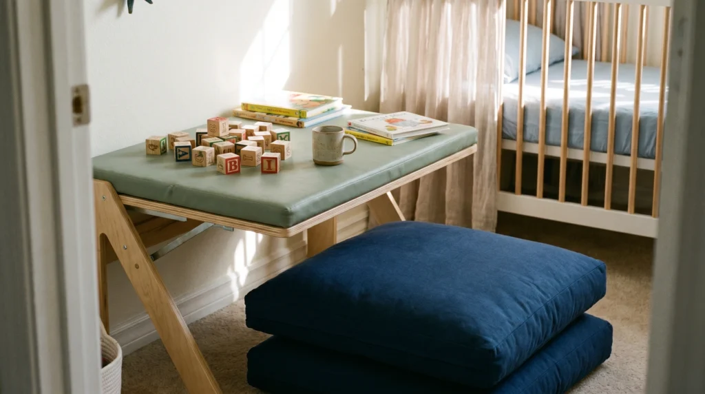 Murphy-Style Fold-Down Play Table