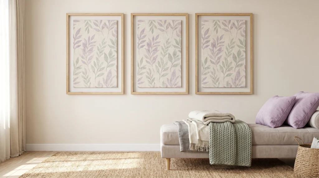 8. Framed Fabric Panels