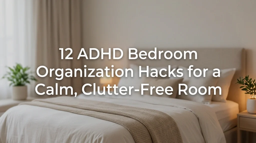 12 ADHD Bedroom Organization Hacks for a Calm, Clutter-Free Room