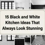 15 Black and White Kitchen Ideas That Always Look Stunning
