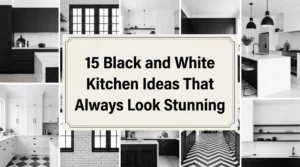 15 Black and White Kitchen Ideas That Always Look Stunning