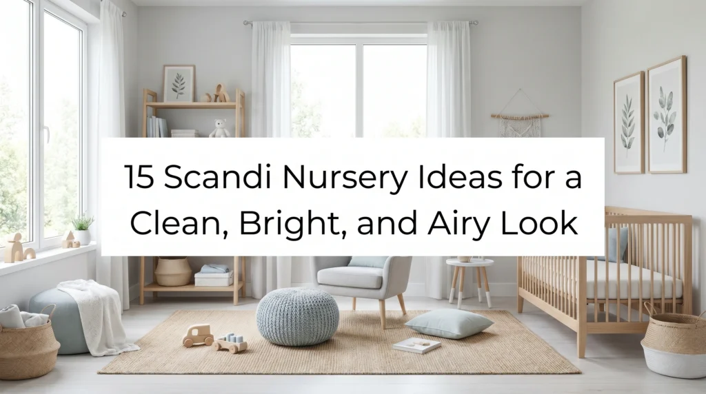 15 Scandi Nursery Ideas for a Clean, Bright, and Airy Look