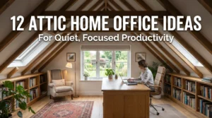 12 Cozy Attic Home Office Ideas for the Ultimate Quiet, Focused Workspace