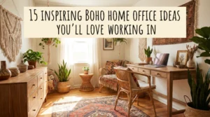 15 Inspiring Boho Home Office Ideas You’ll Love Working In