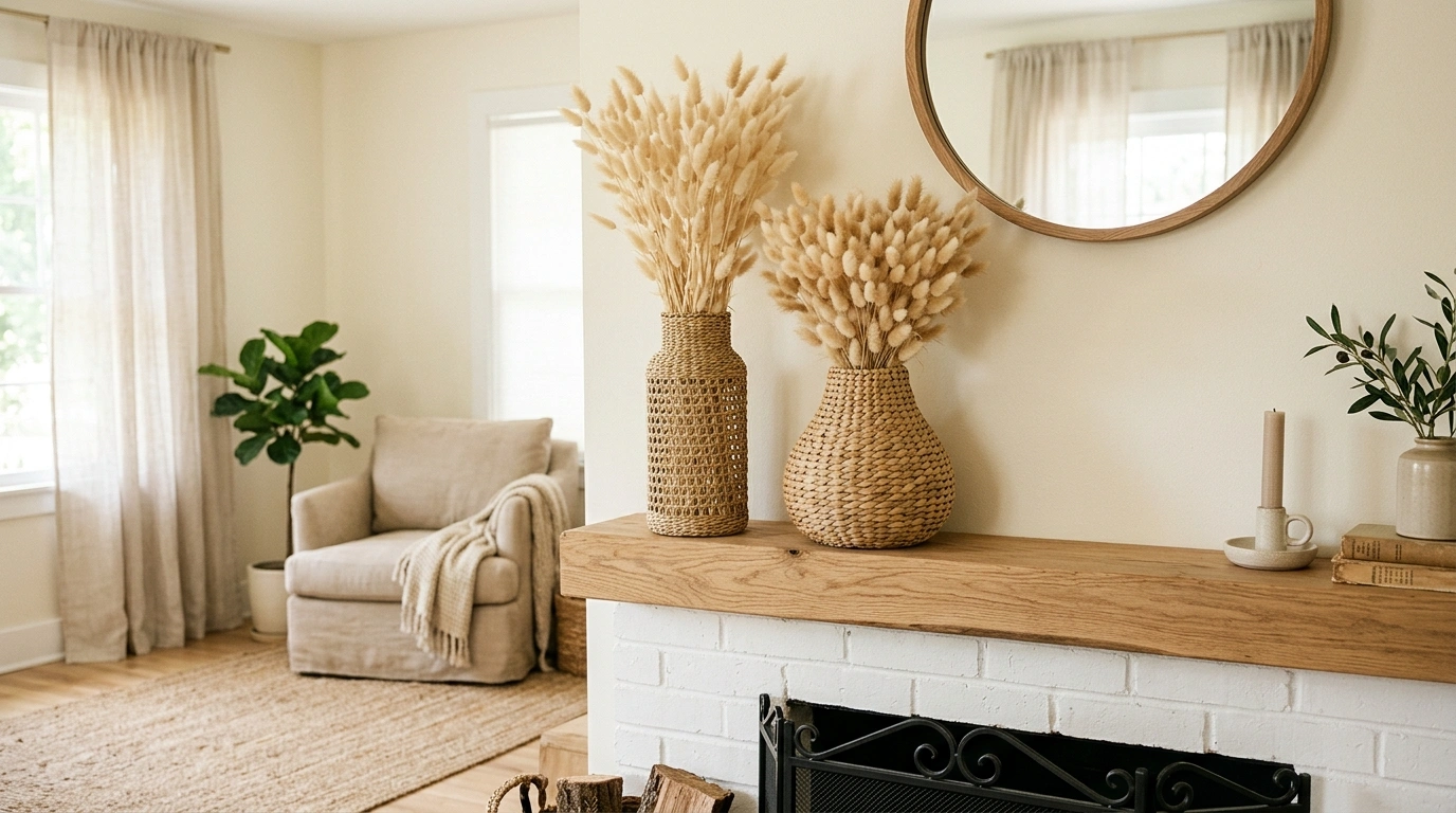 The Woven Seagrass and Warm Grass Accent