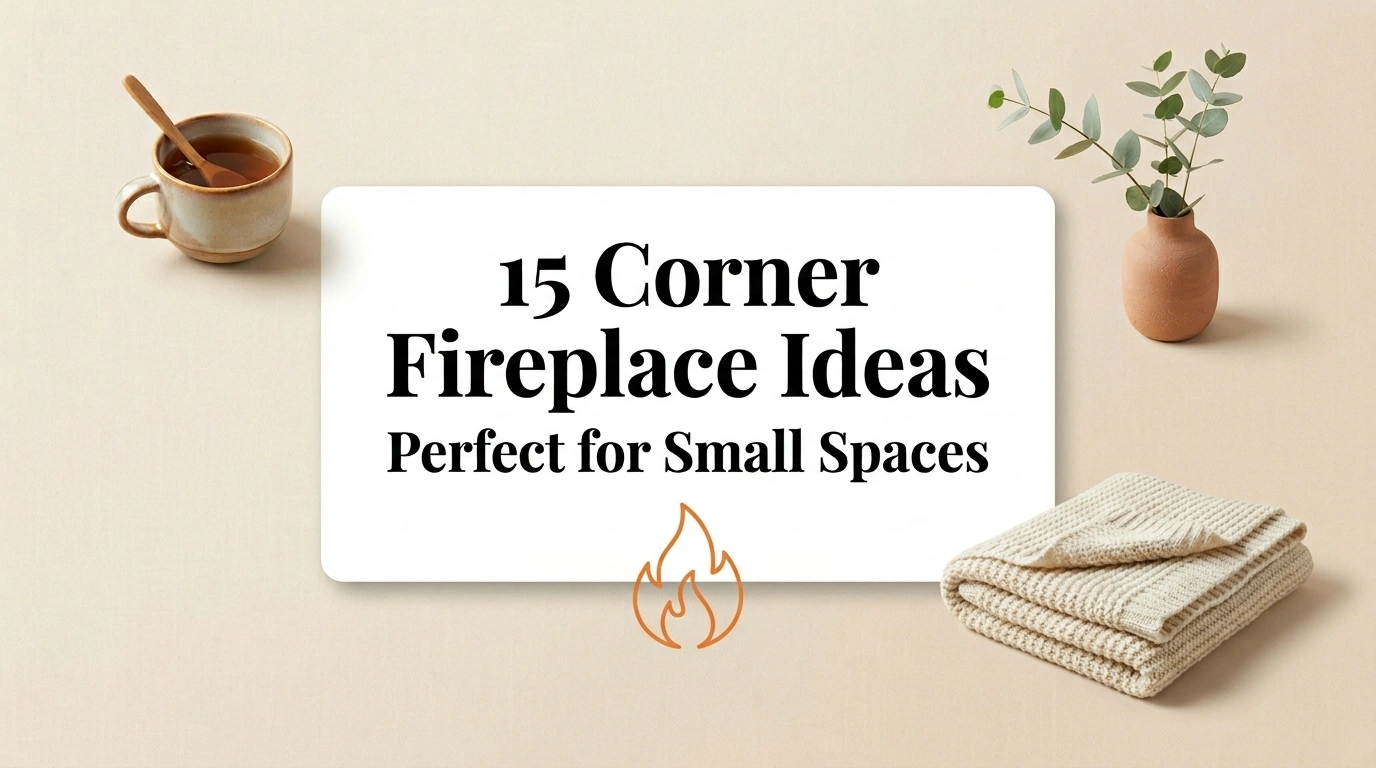 15 Corner Fireplace Ideas Perfect for Small Spaces