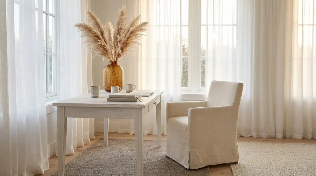 Airy Linen & Pampas Grass Retreat