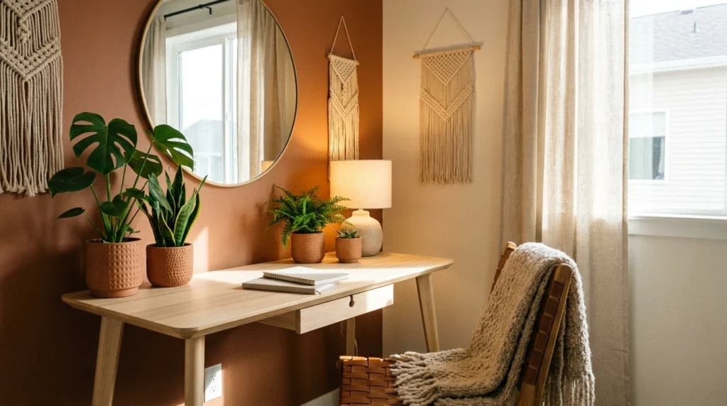 Earthy Terracotta & Clay Workspace
