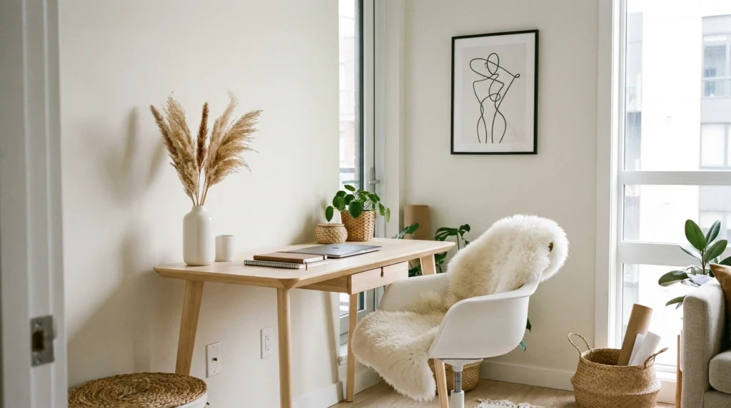 Minimalist Scandinavian-Boho Nook