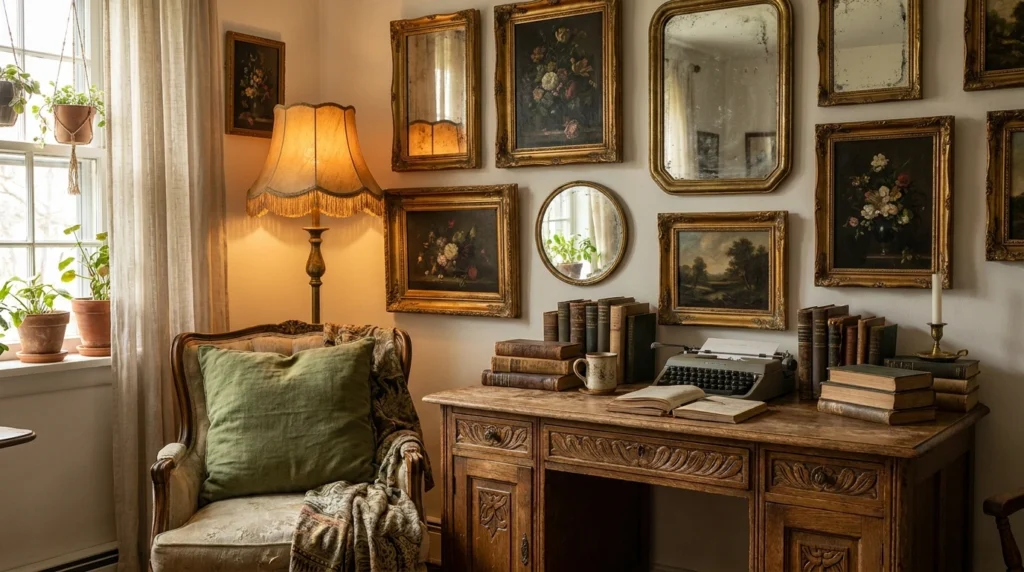 The Thrifted Vintage Boho Study