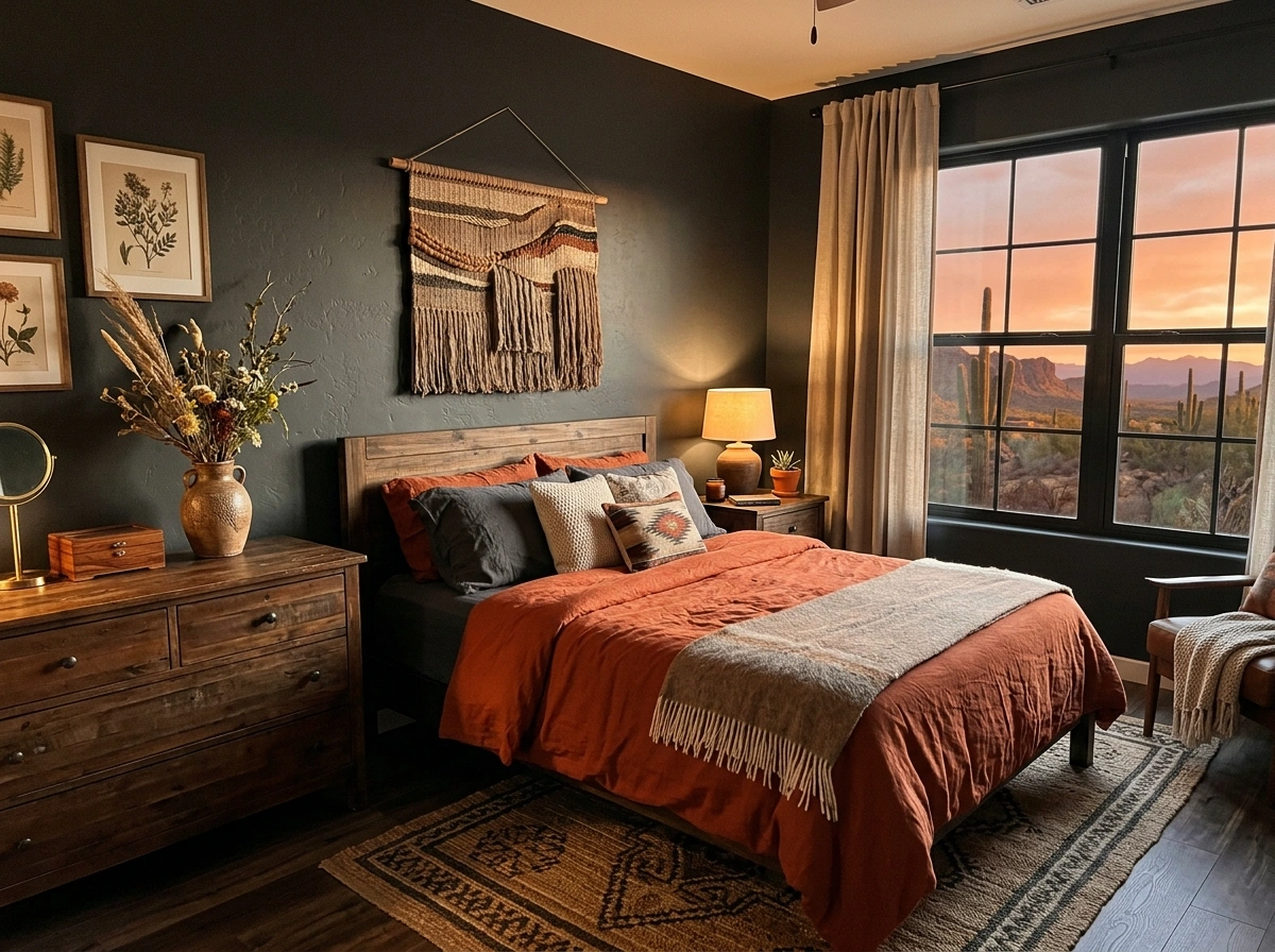 Terracotta and Charcoal Fusion